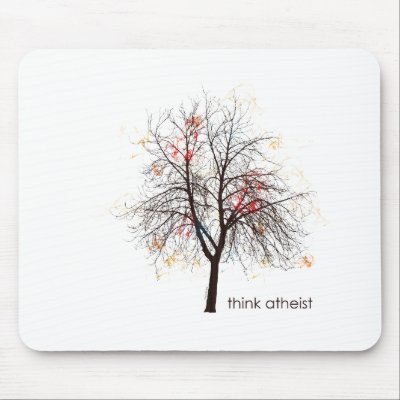 Atheist Tree Mouse Pad by ThinkAtheist