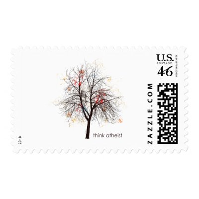 Atheist Tree Stamps by ThinkAtheist