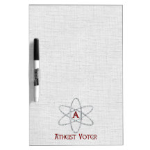 ATHEIST VOTER Dry-Erase WHITEBOARD
