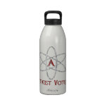 ATHEIST VOTER water bottles