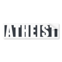 Atheist Within Bumper Sticker