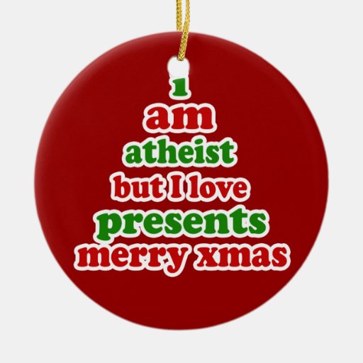Atheist Xmas Ornament