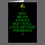 Atheist Xmas Tree Greeting Card