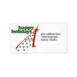 Atheist Xmas Tree Personalized Address Label