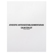Atheistic Antidisestablishmentarian Calm Zealot Letterhead