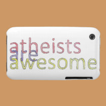 "Atheists Are Awesome" iPhone 3 Case casemate cases