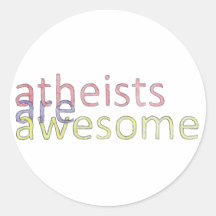 "Atheists Are Awesome" Sticker