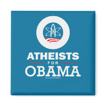 Atheists for Obama Refrigerator Magnet