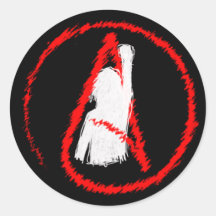 Atheists Unite Round Stickers