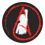 Atheists Unite Round Stickers