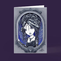 "Athena" Gothic Tattoo Fairy Art Card cards