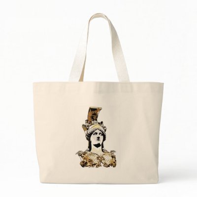 ATHENA PALLAS TOTE BAGS by nassosvakalis