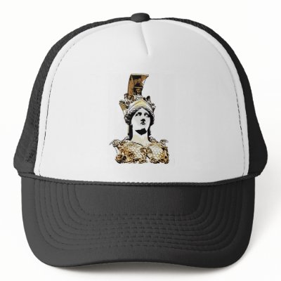 ATHENA PALLAS TRUCKER HATS by nassosvakalis
