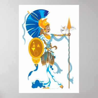 Athena Print by Azodnem