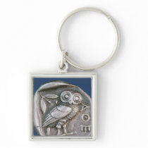 Athenian tetradrachma keychain