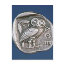 Athenian tetradrachma post cards