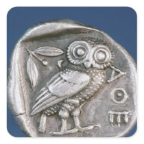 Athenian tetradrachma sticker