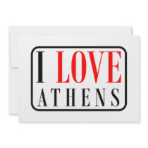 Athens, Alabama City Design Invites