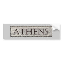 Athens Bumper Sticker
