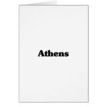 Athens Classic t shirts Card