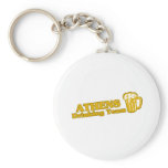 Athens Drinking Team tee shirts Keychain