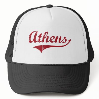 Athens Ohio Classic Design Mesh Hats by cityshirt