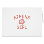 Athens Pink Girl Cards
