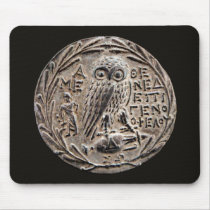 Athens Silver Tetradrachm Mouse Mats