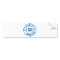 Athens Stamp Bumper Stickers
