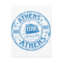 Athens Stamp Post Card