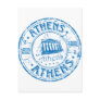 Athens Stamp Post Card