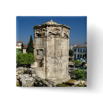 Athens tower pinback buttons