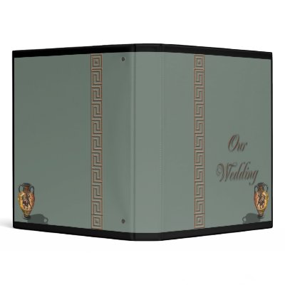 Athens Wedding Album 3 Ring Binder by NoteableExpressions