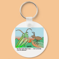 Athiest praying mantis keychains
