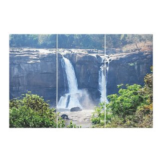 Athirappilly Falls wrappedcanvas
