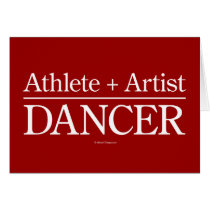 Athlete + Artist = Dancer cards