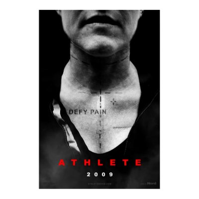 ATHLETE Movie Teaser Poster - Defy Pain by athletemovie
