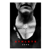 ATHLETE Movie Teaser Poster - Defy Pain posters