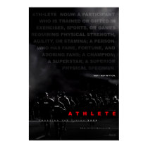 ATHLETE Movie Teaser Poster - Marathon posters