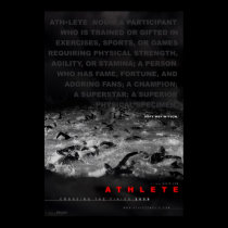 ATHLETE Movie Teaser Poster - Triathlon posters by athletemovie ATHLETE Movie Teaser Poster - Triathlon posters