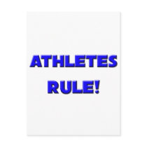 Athletes Rule! postcards by professions Athletes Rule! postcards