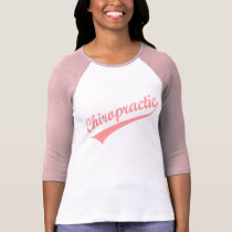 Athletic Chiropractic (Pink) T-Shirt by chiropracticbydesign Athletic Chiropractic (Pink) T-Shirt
