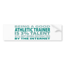 Athletic Trainer 3% Talent Bumper Stickers
