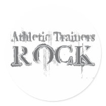 Athletic Trainers Rock Sticker