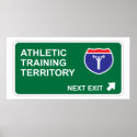 Athletic Training Next Exit posters
