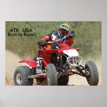 ATK 450 Quad Racing Print