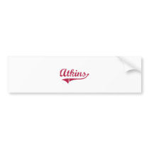 Atkins Arkansas Classic Design Bumper Stickers