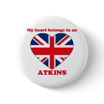 Atkins Pinback Button