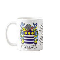 Atkins Family Coat of Arms Mug