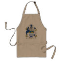 Atkins Family Crest aprons by coatsofarms Atkins Family Crest aprons